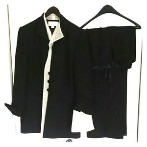 Black pant suit